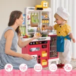 مطبخ Home Kitchen الأصلي – 83 سم مع رف جانبي - Image 6
