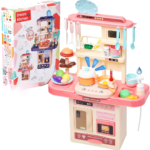 مطبخ Dream Kitchen ارتفاع 75 سم مع 32 قطعة وصوت وإضاءة