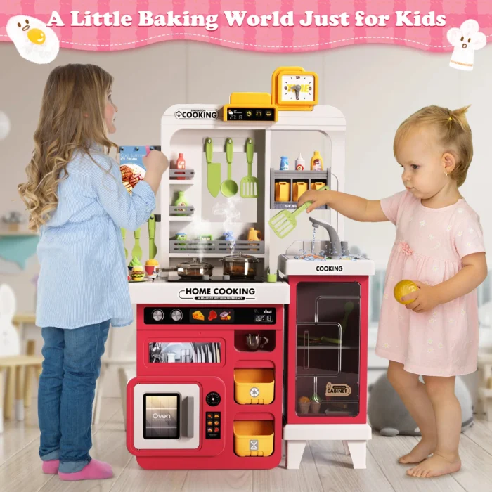 مطبخ Home Kitchen الأصلي – 83 سم مع رف جانبي - Image 5