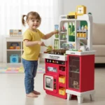 مطبخ Home Kitchen الأصلي – 83 سم مع رف جانبي - Image 2