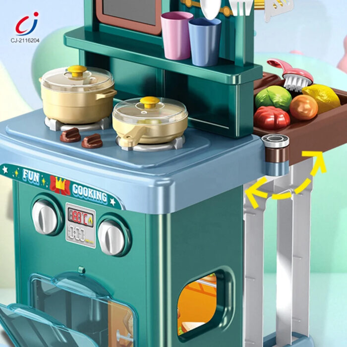 مطبخ أطفال مع كرسي – 64 قطعة - Image 3