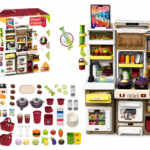 مطبخ الأطفال الذكي Dream Kitchen – 65 قطعة مع بخار وإضاءة