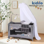 سرير أطفال Kidilo 706S متعدد الوظائف 4 في 1