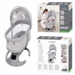 سرير أطفال كهربائي ماستيلا مع هزاز ومهد – Mastela 3-in-1 Electric Crib