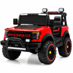 ⁦سيارة أطفال كهربائية جيب POBO دفع رباعي 4×4⁩ - الصورة ⁦2⁩