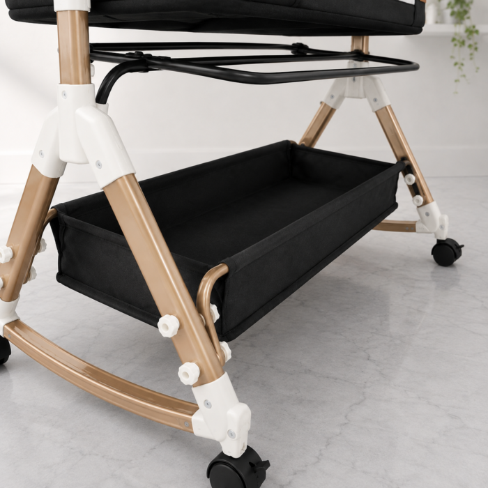 ⁦تخت الأطفال الفاخر iBaby Z2 – فرش داخلي مخمل⁩ - الصورة ⁦5⁩