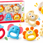 Cute Animal Teether Set